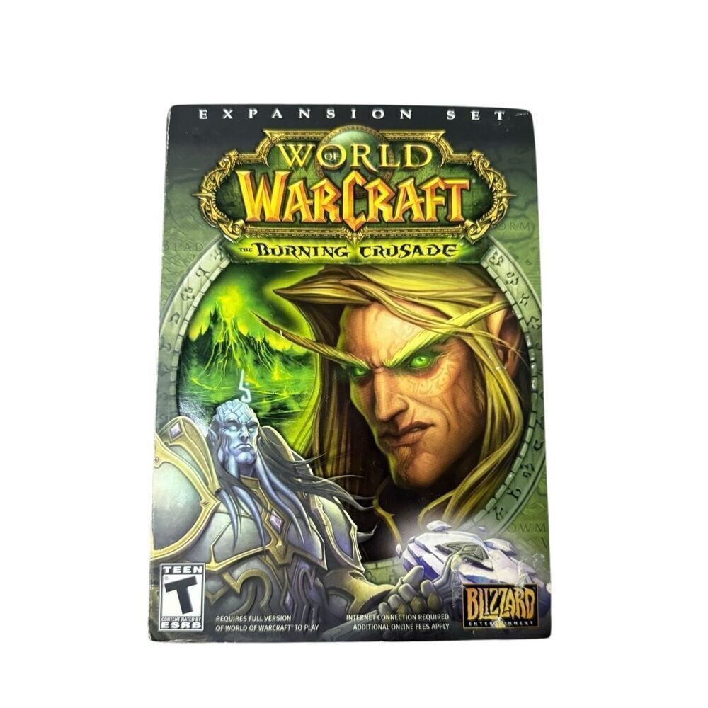 World of Warcraft The Burning Crusade Expansion‎ Set PC Game CIB
